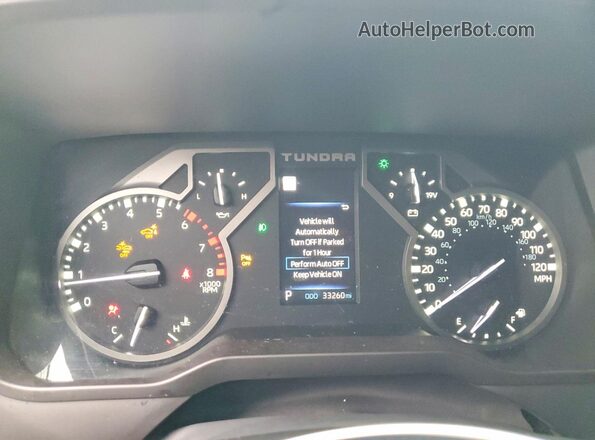 5TFLA5DB4RX206591 2024 TOYOTA TUNDRA Blue Instrument cluster view