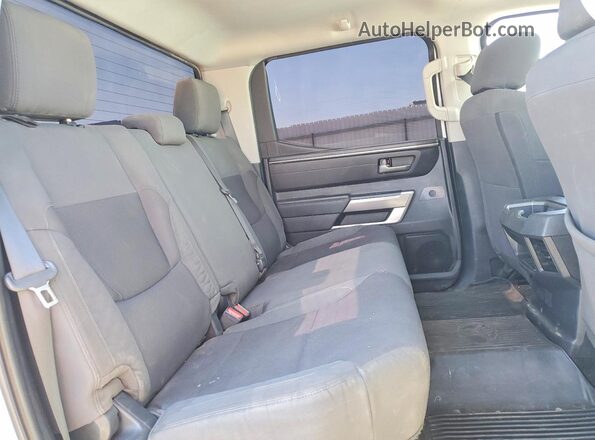 5TFLA5DB5PX105797 2023 TOYOTA TUNDRA White Rear seats view