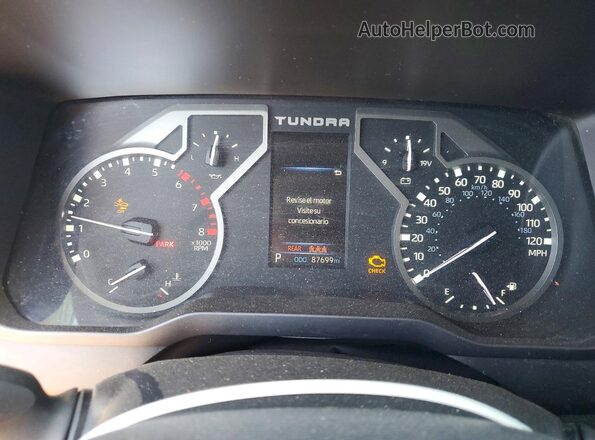 5TFLA5DB5PX105797 2023 TOYOTA TUNDRA White Instrument cluster view