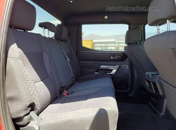 5TFLA5DB5TX410288 2026 TOYOTA TUNDRA Red Rear seats view