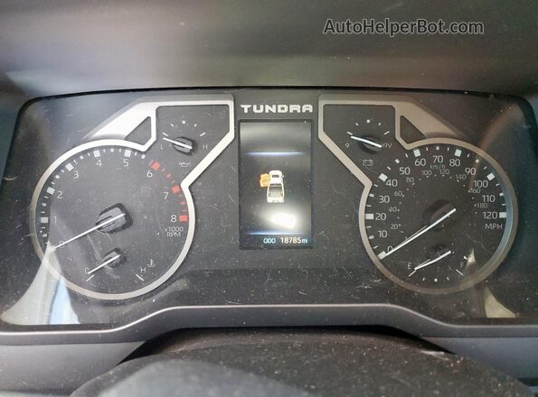 5TFLA5DB6RX155269 2024 TOYOTA TUNDRA Charcoal Instrument cluster view