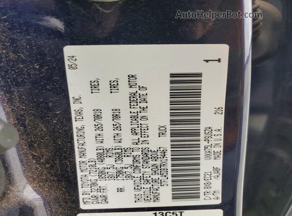 5TFLA5DB7RX194467 2024 TOYOTA TUNDRA Синий Вид наклейки с VIN-кодом