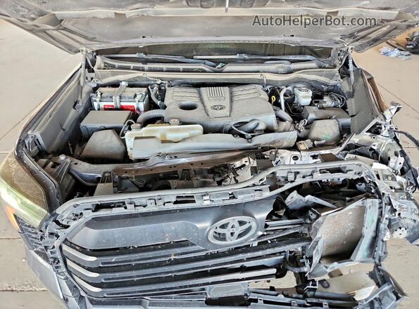 5TFLA5DB8NX014181 2022 TOYOTA TUNDRA Gray Вид задньої частини салону