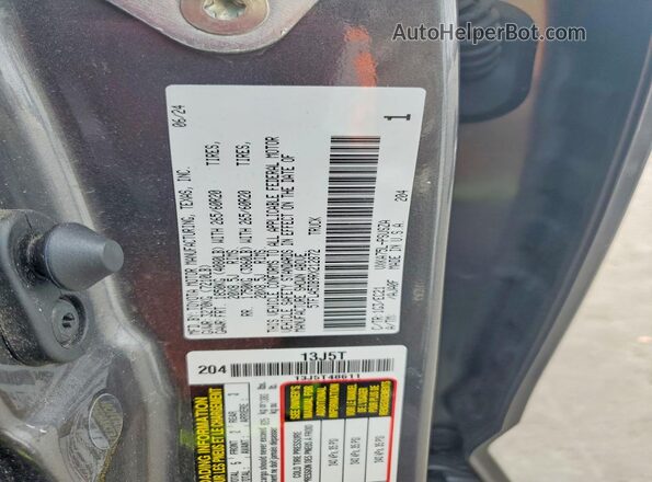 5TFLA5DB9RX212872 2024 TOYOTA TUNDRA Gray VIN sticker view
