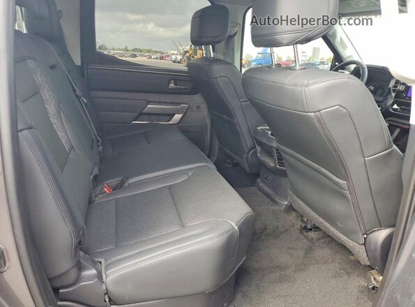 5TFLA5DB9RX212872 2024 TOYOTA TUNDRA Gray Rear seats view