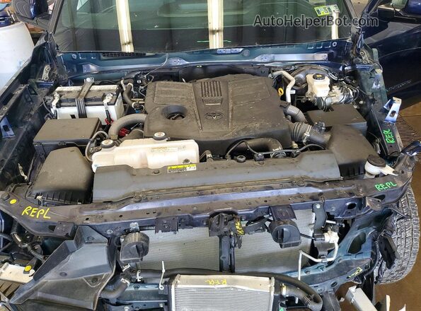 5TFLA5DB9SX239950 2025 TOYOTA TUNDRA Blue Вид задньої частини салону
