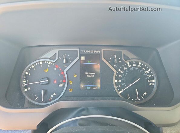5TFLA5DBXRX146008 2024 TOYOTA TUNDRA Black Вид щитка приладів