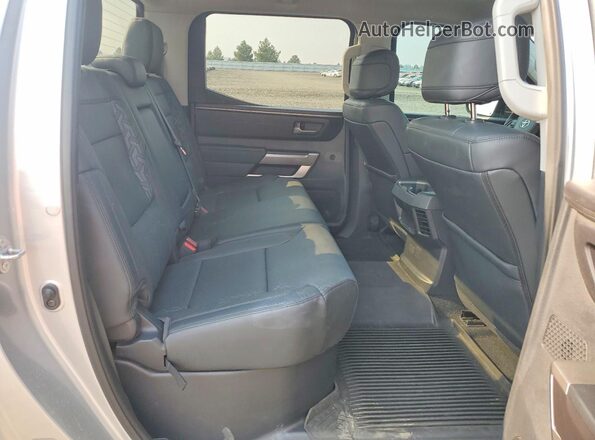 5TFLA5EC7PX015963 2023 TOYOTA TUNDRA Silver Rear seats view