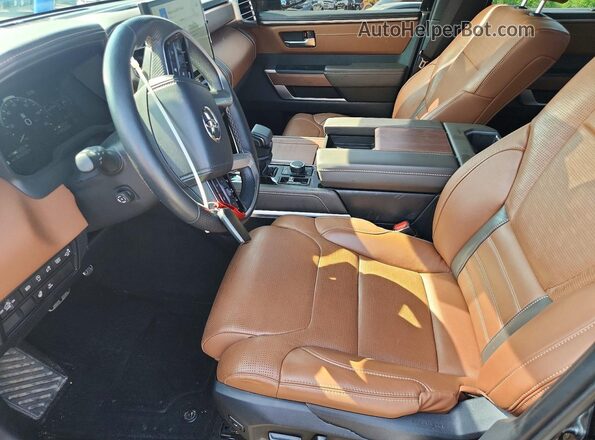 5TFMA5DB0PX120843 2023 TOYOTA TUNDRA Black წინა სალონის ხედი