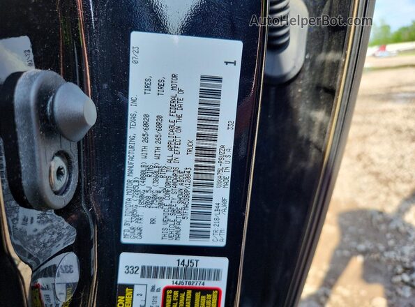 5TFMA5DB0PX120843 2023 TOYOTA TUNDRA Black ძრავის განყოფილების ხედი