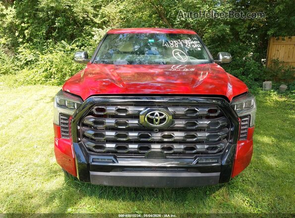 5TFMA5DB1PX085133 2023 TOYOTA TUNDRA Red Widok wnętrza z tyłu