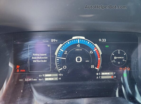 5TFMA5DB1SX268914 2025 TOYOTA TUNDRA Brown Instrument cluster view