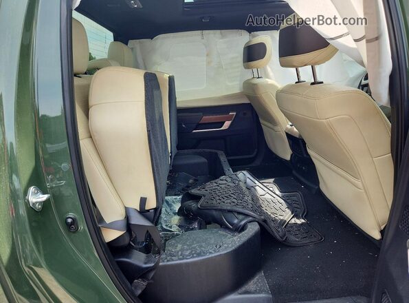 5TFMA5DB4NX003098 2022 TOYOTA TUNDRA Green Вид задніх сидінь