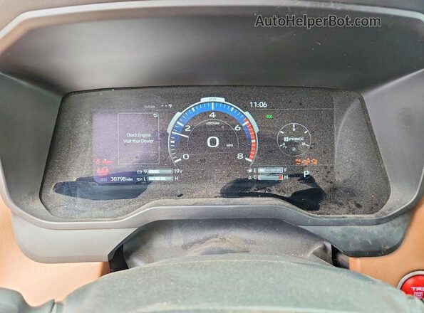 5TFMA5DB6RX152411 2024 TOYOTA TUNDRA Black Vista del cuadro de instrumentos