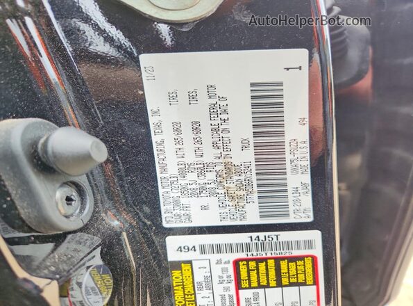 5TFMA5DB6RX152411 2024 TOYOTA TUNDRA Black Vista de la etiqueta del VIN