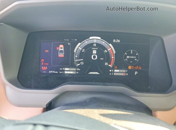 5TFMA5DBXTX373288 2026 TOYOTA TUNDRA Gray Սարքավորումների վահանակի տեսք