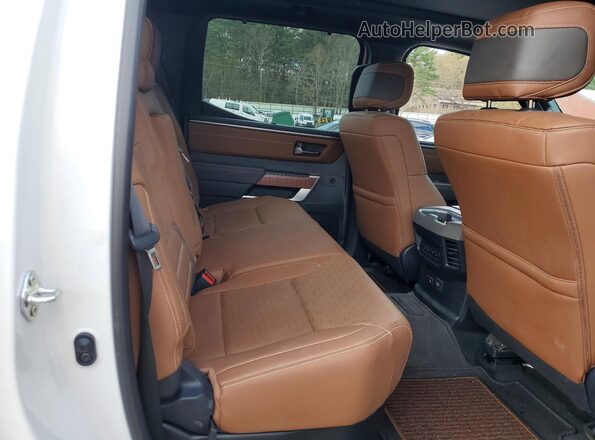 5TFMA5EC6SX043007 2025 TOYOTA TUNDRA White Vista de los asientos traseros