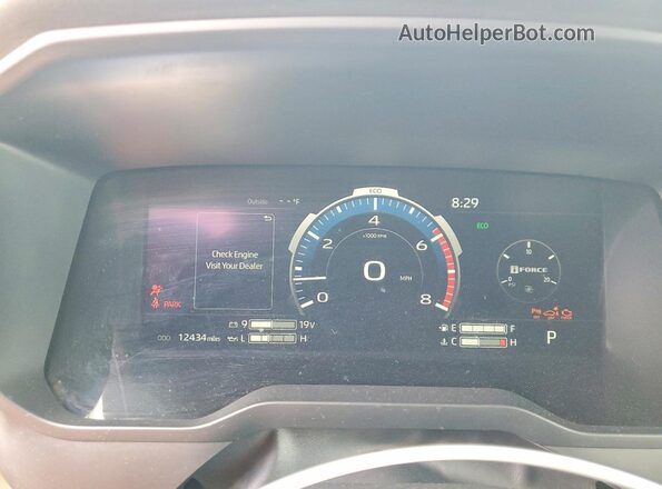 5TFMA5EC6SX043007 2025 TOYOTA TUNDRA White Vista del cuadro de instrumentos