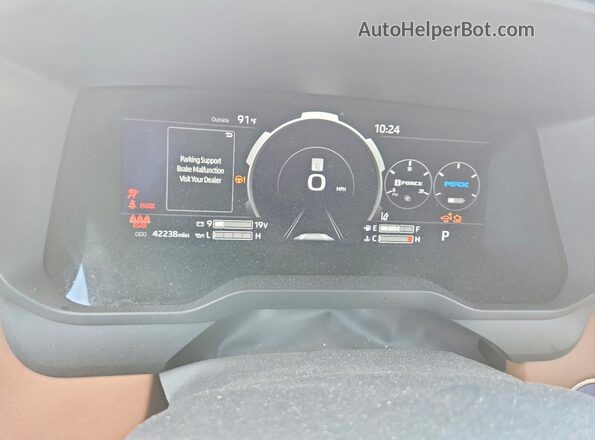 5TFMC5AB5RX003762 2024 TOYOTA TUNDRA Зеленый Вид щитка приборов