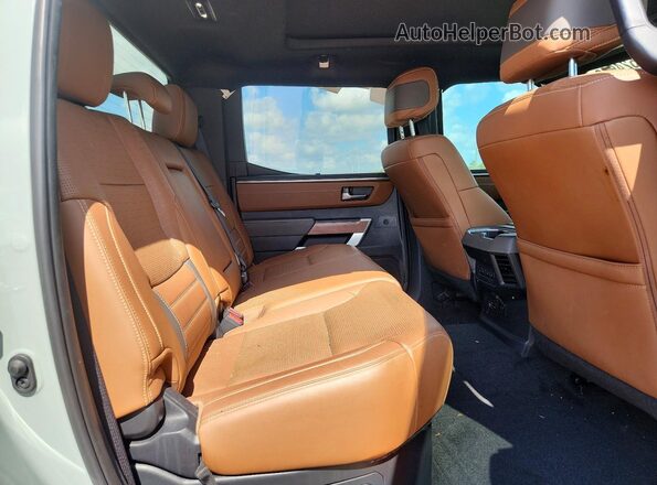 5TFMC5AB5RX003762 2024 TOYOTA TUNDRA Зеленый Вид задних сидений