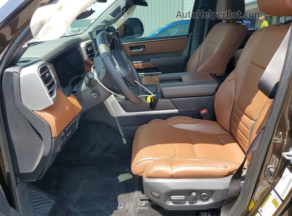 5TFMC5DB2RX069875 2024 TOYOTA TUNDRA Brown Front interior view
