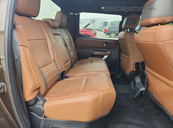5TFMC5DB2RX069875 2024 TOYOTA TUNDRA Brown Rear seats view