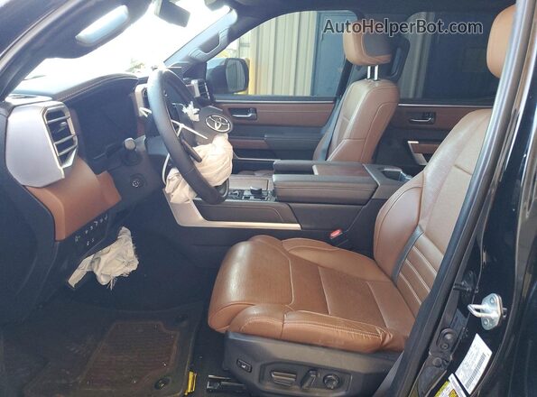 5TFMC5DB3RX066225 2024 TOYOTA TUNDRA Black Widok wnętrza z przodu