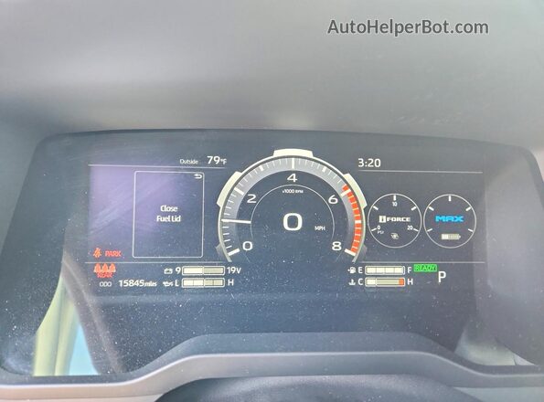 5TFMC5DB3SX093074 2025 TOYOTA TUNDRA White Սարքավորումների վահանակի տեսք