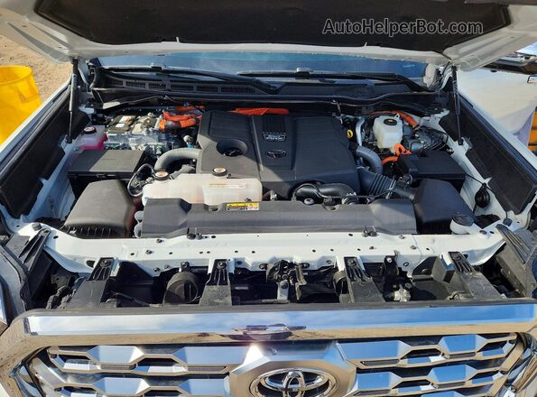 5TFMC5DB3SX093074 2025 TOYOTA TUNDRA White Սալոնի հետևի տեսք