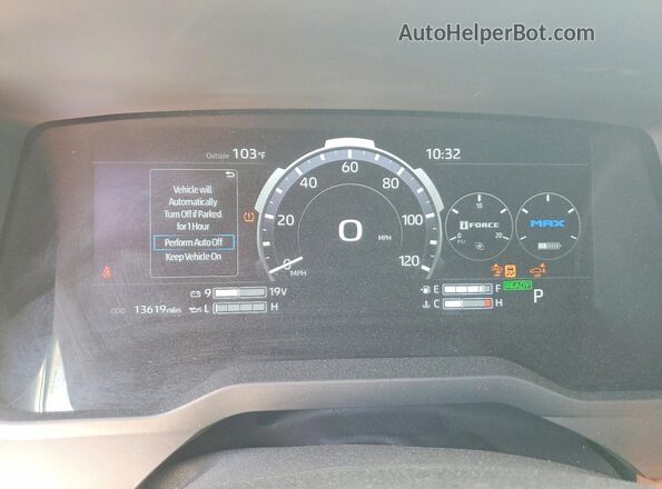 5TFMC5DB7SX096849 2025 TOYOTA TUNDRA Blue Вид щитка приладів