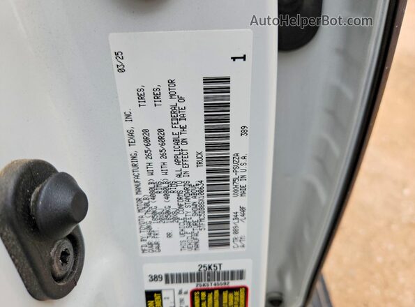 5TFMC5DB8SX100634 2025 TOYOTA TUNDRA White Շարժիչի բաժամունքի տեսք
