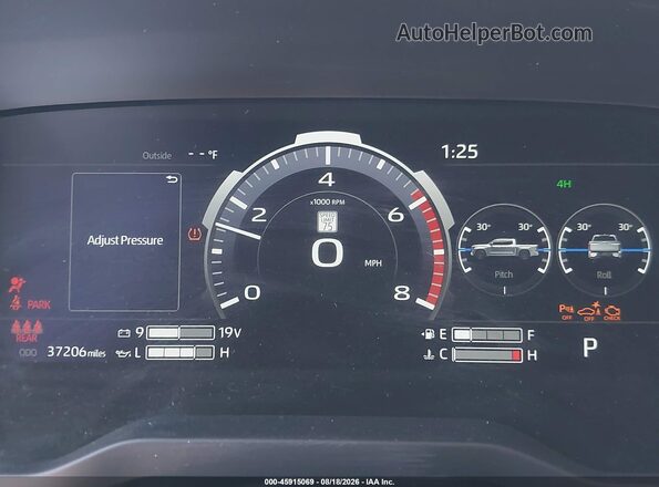 5TFNA5DB2RX132421 2024 TOYOTA TUNDRA Черный Вид задних сидений