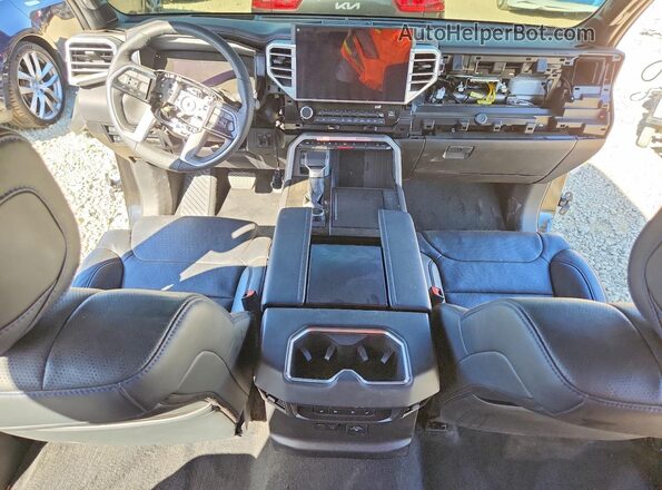 5TFNA5DB4SX326602 2025 TOYOTA TUNDRA Black წინა პანელის ხედი