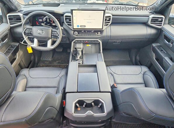 5TFNA5DB5RX221237 2024 TOYOTA TUNDRA Black Dashboard view