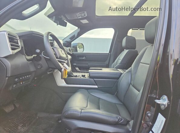 5TFNA5DB5RX221237 2024 TOYOTA TUNDRA Black Front interior view