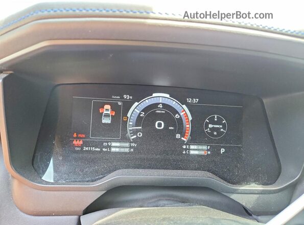 5TFNA5DBXRX164484 2024 TOYOTA TUNDRA Черный Вид щитка приборов