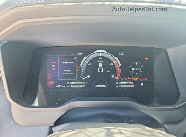 5TFNA5DBXTX372579 2026 TOYOTA TUNDRA Зеленый Вид щитка приборов