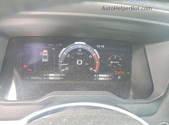 5TFNA5EC8PX013969 2023 TOYOTA TUNDRA Gray Vista del cuadro de instrumentos