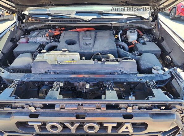 5TFNC5DB0NX008507 2022 TOYOTA TUNDRA Black Вид задньої частини салону