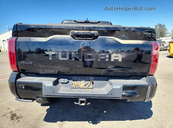 5TFNC5DB0NX008507 2022 TOYOTA TUNDRA Black Вид ззаду