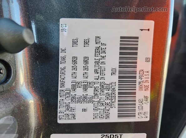 5TFNC5DB3RX047131 2024 TOYOTA TUNDRA Gray Vista del compartimento del motor