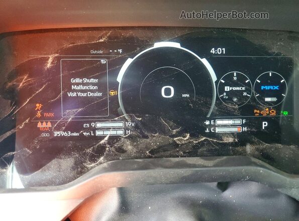 5TFNC5DB6RX053683 2024 TOYOTA TUNDRA Blue Widok zestawu wskaźników