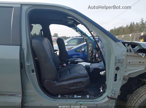 5TFNC5EC0SX010227 2025 TOYOTA TUNDRA HYBRID Gray Вид салону спереду