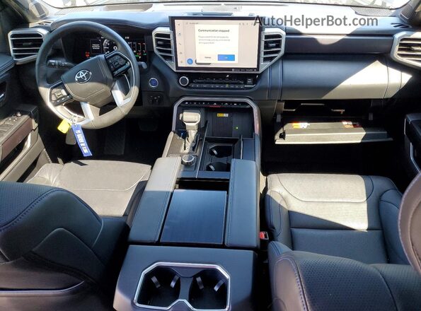 5TFNC5EC6NX001827 2022 TOYOTA TUNDRA Black Vista del salpicadero
