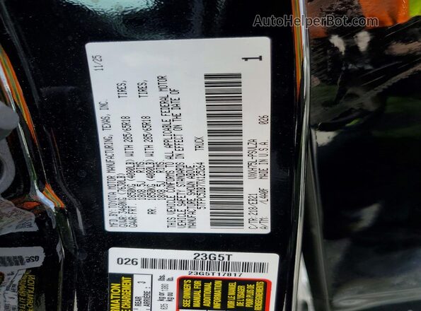 5TFPC5DB7TX125264 2026 TOYOTA TUNDRA Black Engine compartment view