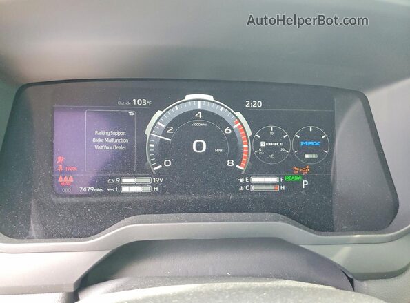 5TFPC5DB7TX125264 2026 TOYOTA TUNDRA Black Instrument cluster view