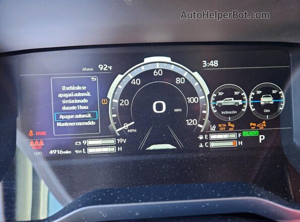 5TFPC5DBXTX127722 2026 TOYOTA TUNDRA Черный Вид щитка приборов