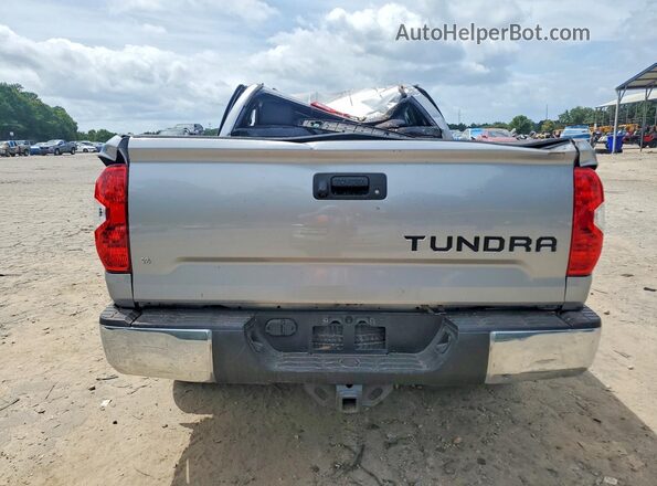 5TFRM5F10JX130040 2018 TOYOTA TUNDRA Серебряный Вид сзади