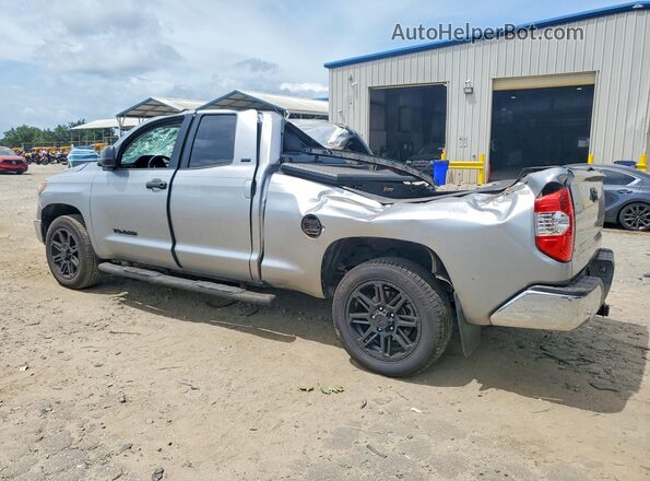 5TFRM5F10JX130040 2018 TOYOTA TUNDRA Серебряный Задняя левая четверть