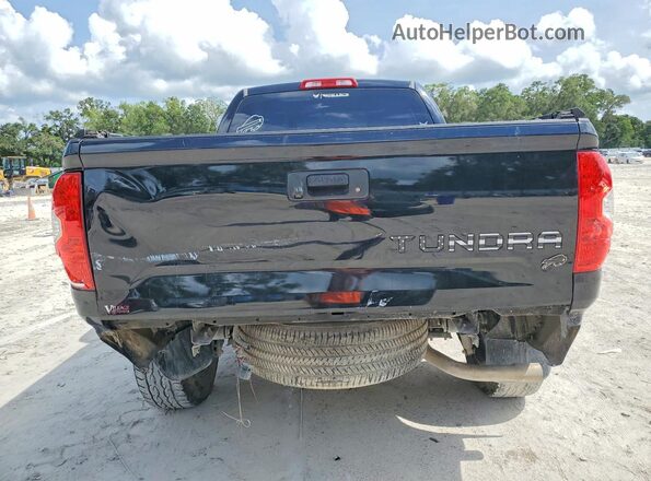 5TFRM5F12JX128015 2018 TOYOTA TUNDRA Black Widok z tyłu